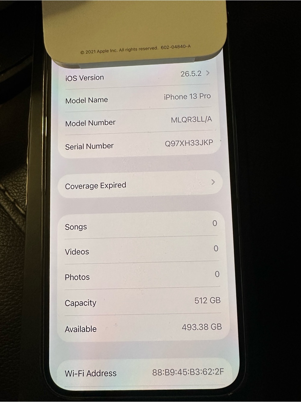 iPhone 13 Pro 512gb unlocked space grey/graphite - Picture 5 of 11